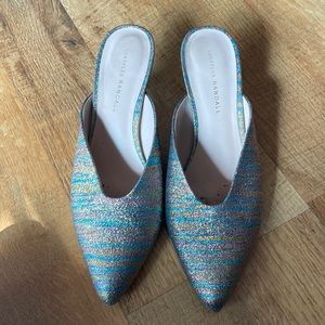 Loeffler Randall JUNO WOMENS SLIP ON KITTEN HEELS